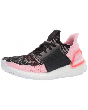 Adidas Ladies/Men Ultraboost 19 Black/Orchid Tint/Active Red