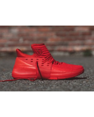 Adidas D Lillard 3 ROOTS all red BB8337
