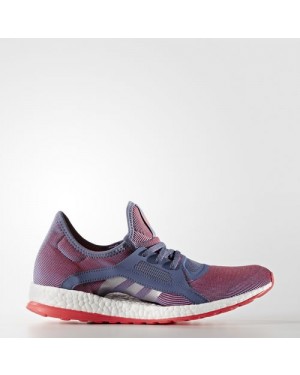 Adidas WMNS Running Pure Boost X Trainers Super Purple S16/Silver Met./Shock Red S16 Aq4740