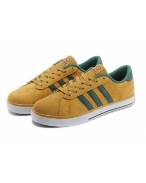 Adidas NEO Low Mens Suede Brown Green Trainer