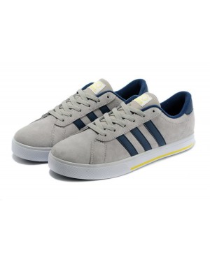 Adidas NEO Low Mens Suede Grey Navy Trainers