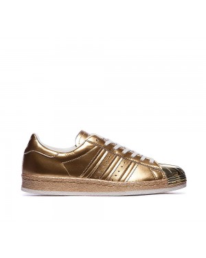 Adidas Originals Superstar 80s Gold Running Shoes