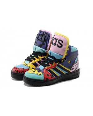 Adidas X Jeremy Scott Instinct Hi Multicolor Sneakers
