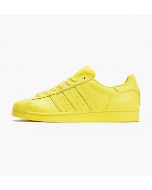 Adidas Superstar Supercolor Pack Pharell Williams Bright Yellow Running Shoes
