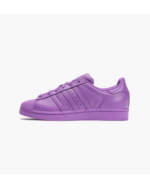 Adidas Superstar Supercolor Pack Pharell Williams Ray Purple Sneakers