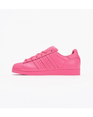 Adidas Superstar Supercolor Pack Pharell Williams Semi Solar Pink Fashion Shoes