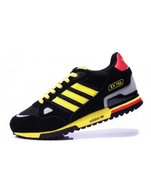 Adidas Originals ZX 750 Black Yellow Pink Trainer