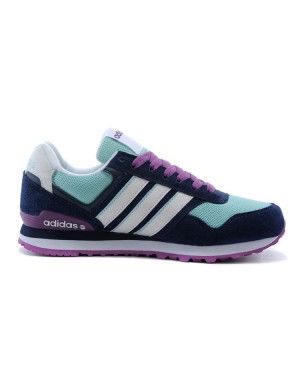 Adidas Runeo 10k NEO Womens F97667 Navy White Purple Casual Shoes