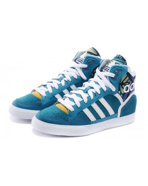 Adidas Originals Extaball W High Blue White Sneakers