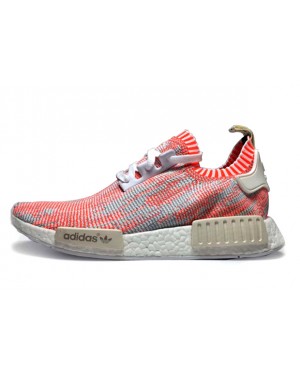 Adidas NMD Primeknit Red Camo grey bright red off white Sneakers