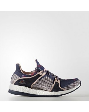 Adidas WMNS Training Pure Boost X Trainers Collegiate Navy/Vapour Pink F16/Ray Red F16 Bb3825