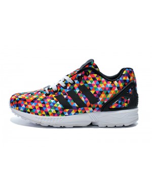 Adidas Originals ZX Flux Rainbow Limited edition Red Black Trainers