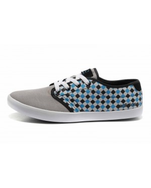 Adidas NEO Low Mens Grid Grey Blue White Trainers