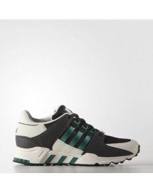 Adidas Mens Originals Trainers EQT Running Support Core Black/Sub Green S13/White Vapour S11 S32145