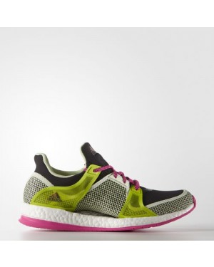Adidas WMNS Trainers Pure Boost X Training Core Black/Shock Pink/Semi Solar Slime Aq5221