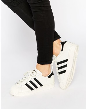 Adidas Originals Superstar 80s Deluxe White Black Trainers