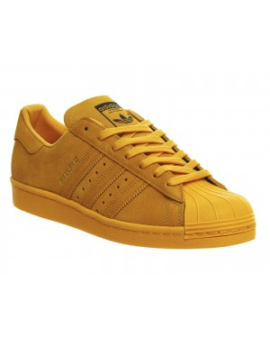 Adidas Superstar 80s City Pack Yellow Shanghai Fashion Shoes