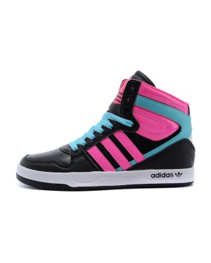 Adidas Originals High Court Attitude W Black Pink Blue White Fashion Shoes