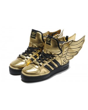 Adidas Originals JS Wings 2.0 Gold Black Fashion Shoes
