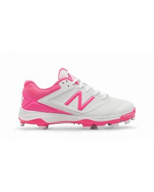 New Balance SP4040P1 Low-Cut 4040v1 Pink Ribbon Plastic Women Softball Shoes